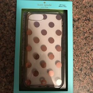 Kate Spade Rose Gold PolkaDot Case
